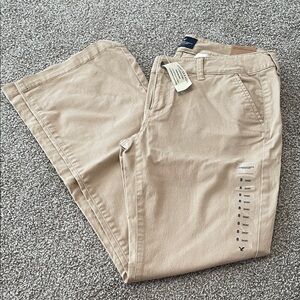 American Eagle Outfitters Women’s Kick Boot size 8 Short Tan Chinos